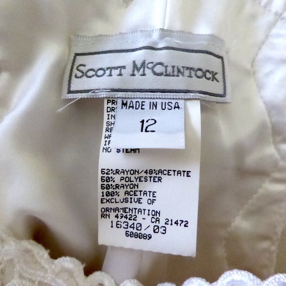 SCOTT McCLINTOCK BRAND WOMENS SHORT BLACK DRESS (PRE-OWNED) SIZE 12 - Picture 11 of 16